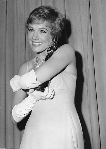 julie andrews with 1964 oscar